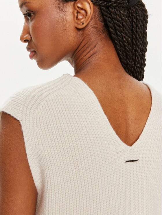 Calvin Klein Calvin Klein Džemperis K20K207249 Écru Regular Fit