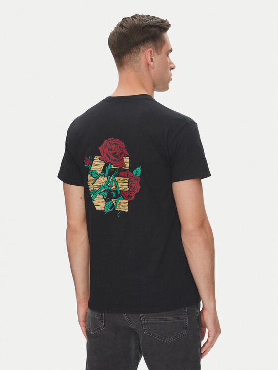 Etnies Etnies T-Shirt Rose Arrow 4130004131 Czarny Regular Fit