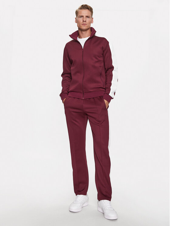 Redefined Rebel Redefined Rebel Bluza Rodney 223109 Bordowy Regular Fit