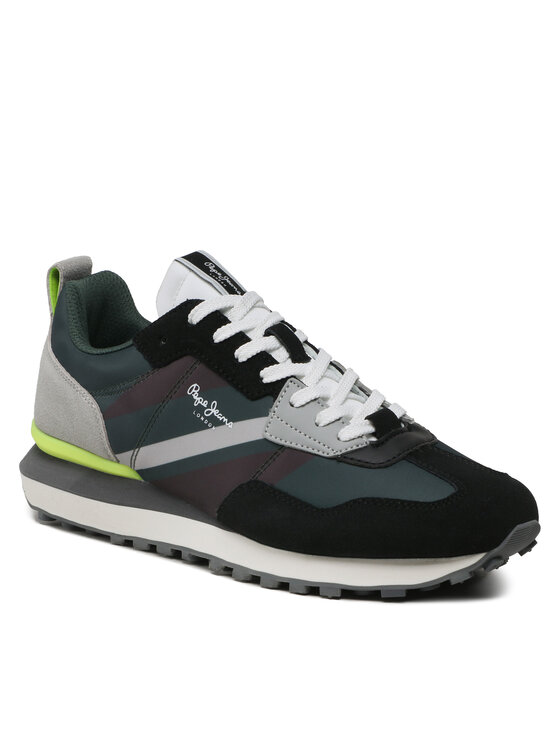 Pepe Jeans Pepe Jeans Sneakersy Foster Man Print PMS30944 Černá