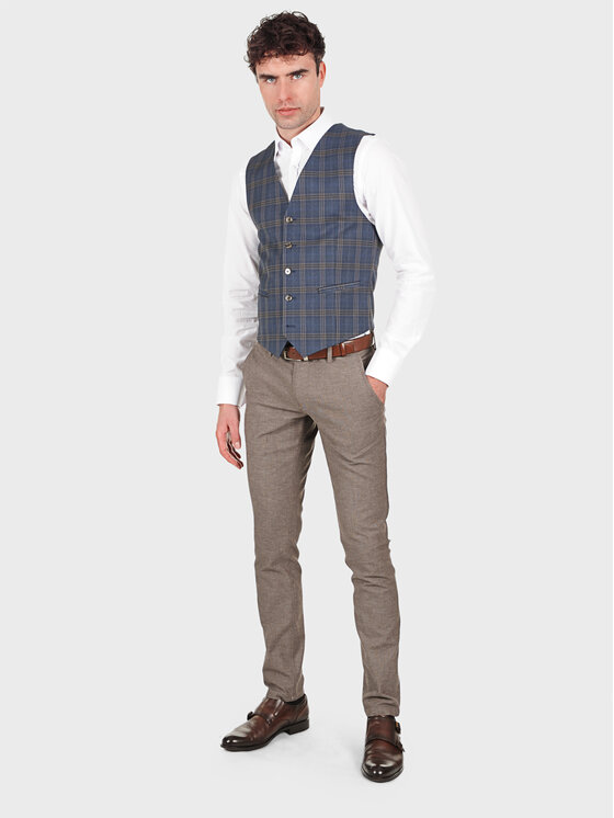 Evenemen Evenemen Kamizelka OTIS Granatowy Slim Fit