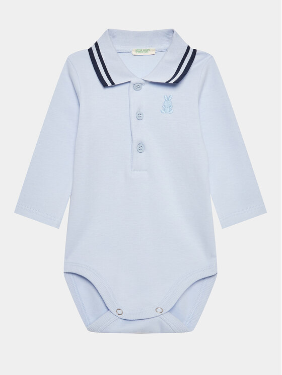 United Colors Of Benetton Body da neonato 3CDIAB00F Celeste Regular Fit Modivo
