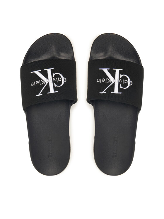 Calvin Klein Jeans Calvin Klein Jeans Klapki Ess Slide Cv YM0YM01393 Czarny