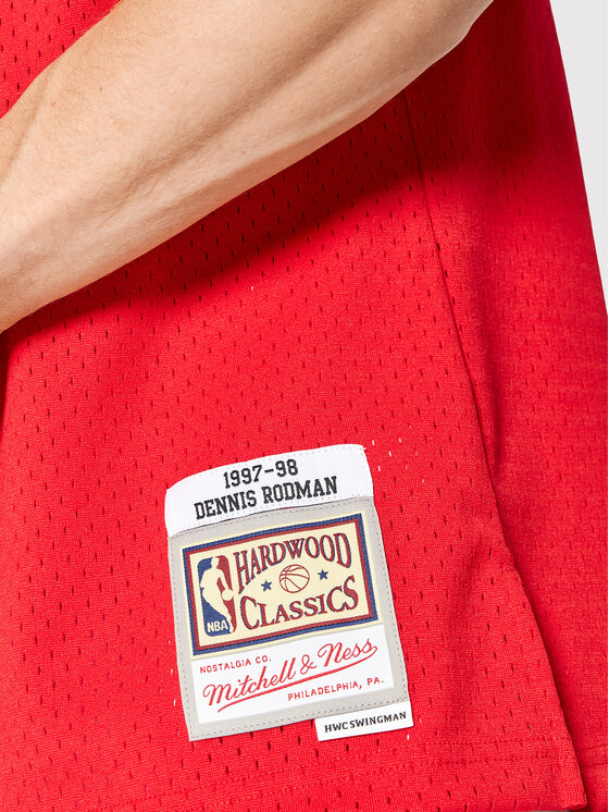 Mitchell & Ness Mitchell & Ness Smanicato SMJYGS18154 Rosso Regular Fit
