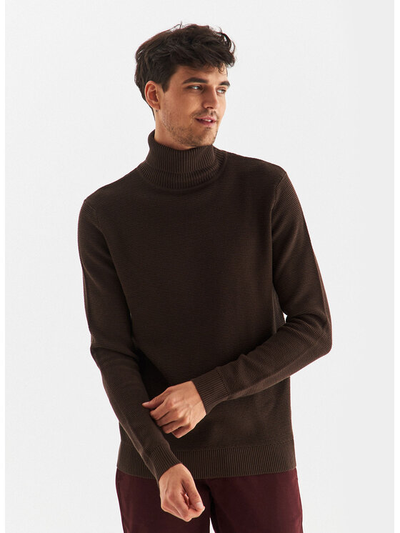 Pako Lorente Pako Lorente Sweter P22WF-2X-011 Brązowy Regular Fit