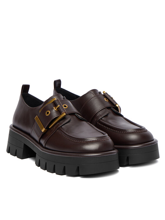 MICHAEL Michael Kors MICHAEL Michael Kors Loaferice Colby 40F4COFP1L Smeđa