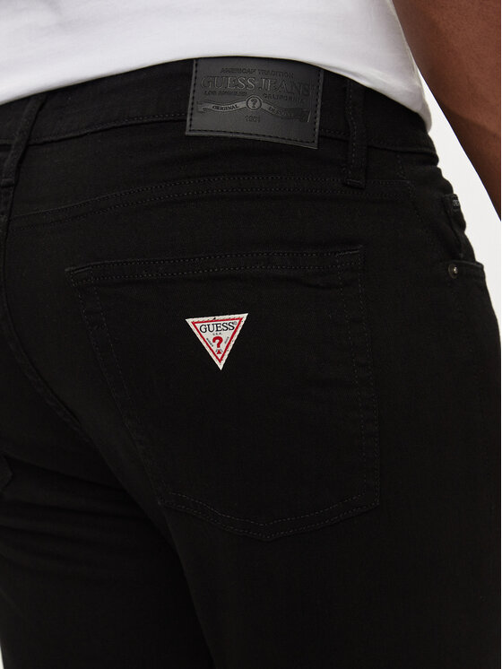 Guess Jeans Guess Jeans Τζιν M4YA0F D5DN1 Μαύρο Skinny Fit