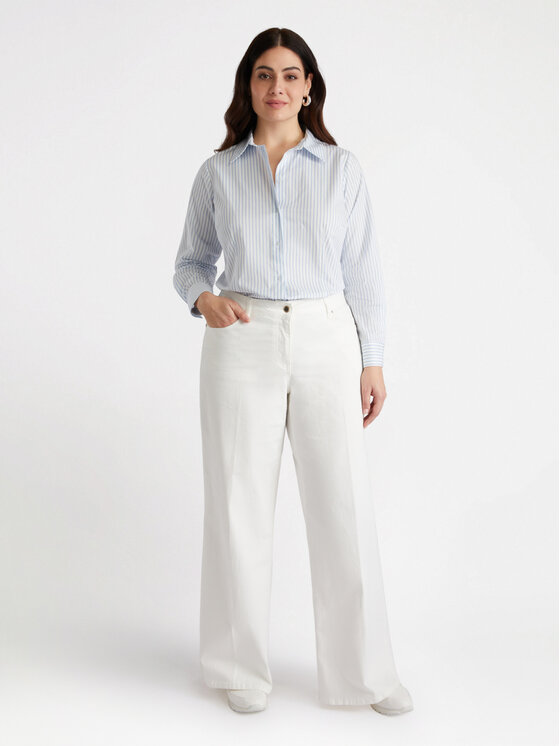 Fiorella Rubino Fiorella Rubino Koszula 5113T001354N0S1 Turkusowy Regular Fit