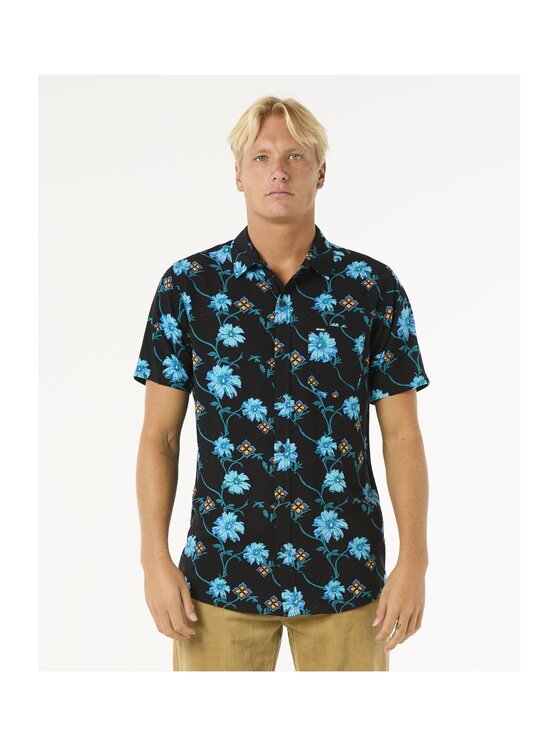 Rip Curl Rip Curl Koszula Surf Revival S/S Shirt Czarny Standard Fit