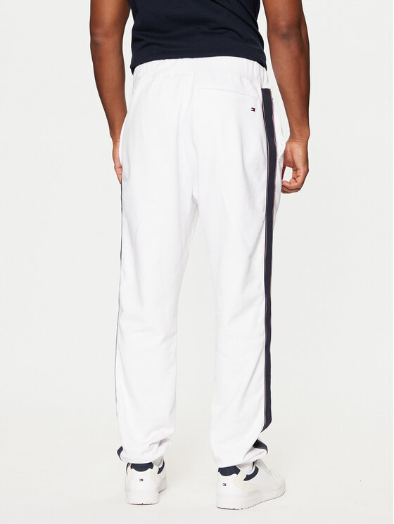 Tommy Hilfiger Tommy Hilfiger Долнище анцуг MW0MW37477 Бял Regular Fit