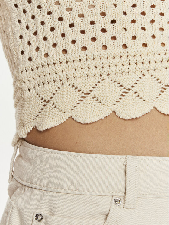 Vero Moda Vero Moda Top Kailey 10300201 Beige Slim Fit