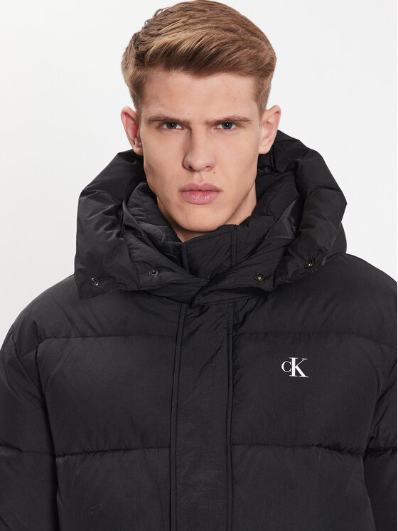 Calvin Klein Jeans Calvin Klein Jeans Μπουφάν μεταβατικό J30J323709 Μαύρο Regular Fit