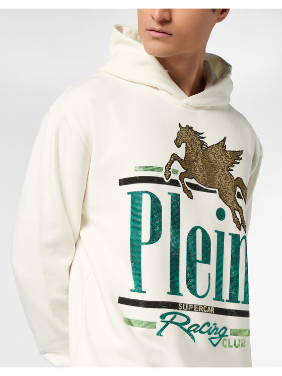 PHILIPP PLEIN PHILIPP PLEIN Bluza 22633 Biały Regular Fit