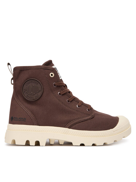 Palladium Palladium Schnürstiefeletten Pampa Hi Zip Organic 79101-293-M Braun