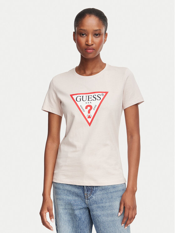 Guess Guess T-Shirt W1YI1B I3Z14 Hellrosa Regular Fit