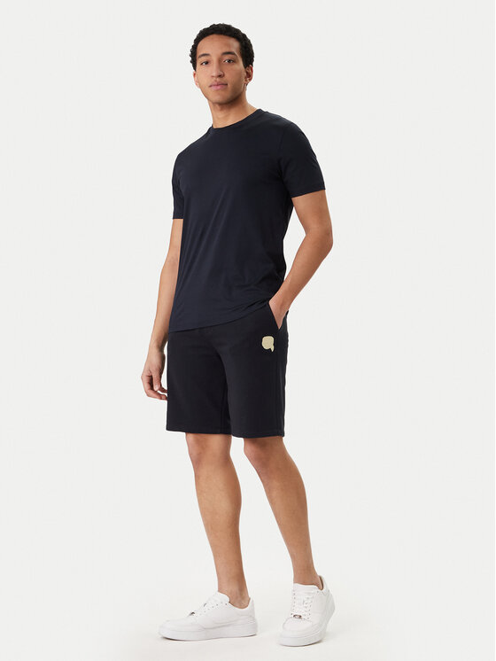 KARL LAGERFELD KARL LAGERFELD Pantaloni scurți sport 705118 562900 Bleumarin Loose Fit