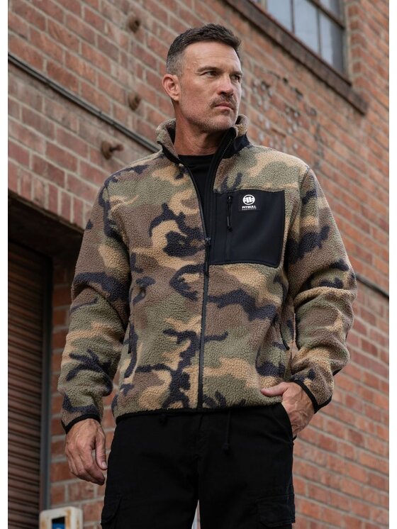 PITBULL PITBULL Bluza JOYNER Zielony Regular Fit