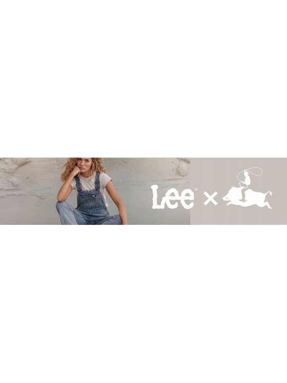 Lee Lee Jeansy MARION Niebieski Straight Leg