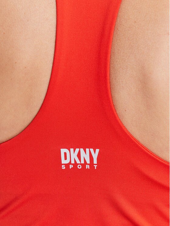 DKNY Sport Top DP2T9141 Czerwony Regular Fit Modivo.pl