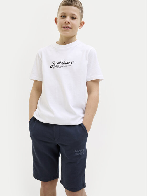 Jack & Jones Junior Jack & Jones Junior Szorty sportowe New Soft 12204818 Granatowy Slim Fit