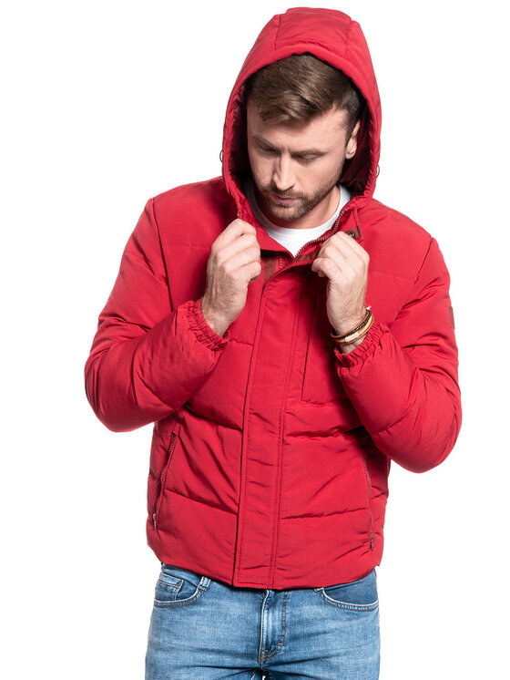 Wrangler Wrangler Giubbotto invernale THE BODYGUARD Rosso Regular Fit