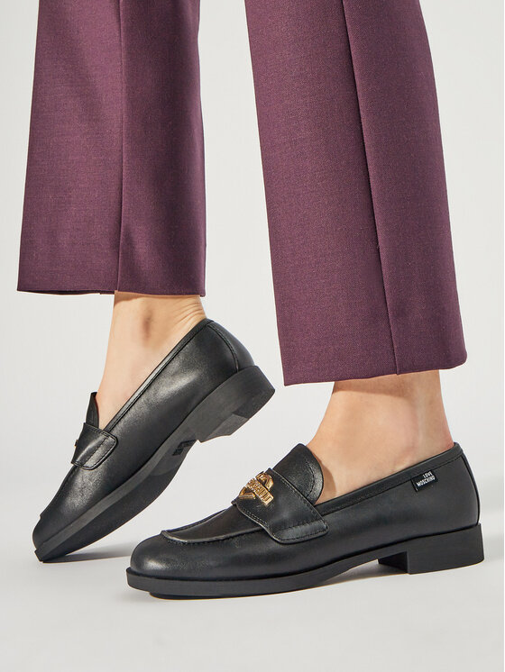 LOVE MOSCHINO LOVE MOSCHINO Loaferke JA10162G1IIA0000 Črna
