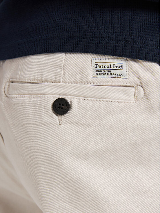 Petrol Industries Petrol Industries Pantaloncini di tessuto M-1050-SHO527 Bianco Regular Fit