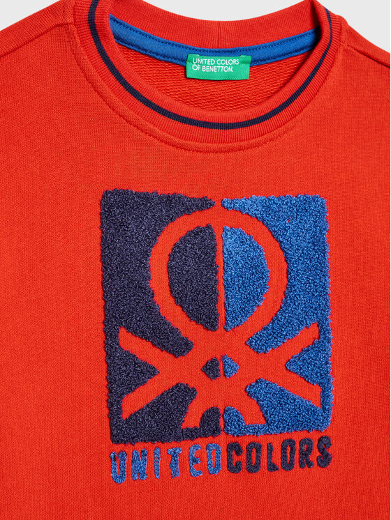 United Colors Of Benetton United Colors Of Benetton Majica dugih rukava 3J68C105S Crvena Regular Fit