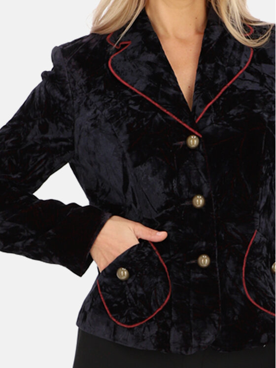 Potis & Verso Potis & Verso Marynarka Blu Fioletowy Regular Fit