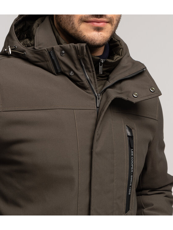 Lee Cooper Lee Cooper Parka APOLLO 3808 Khaki Regular Fit