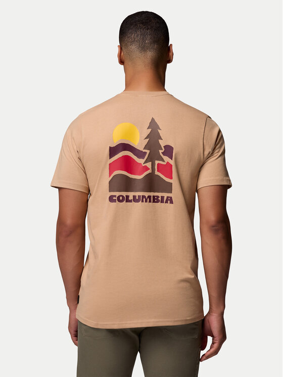 Columbia Columbia T-Shirt Explorers Canyon™ 2036451 Béžová Regular Fit