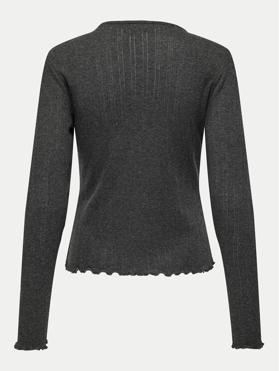 ONLY ONLY Bluzka Carlotta 15291987 Szary Regular Fit