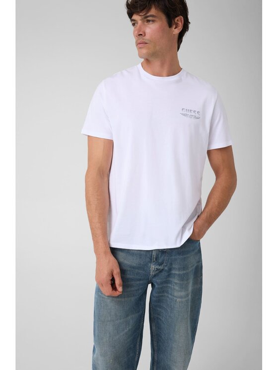 Guess Guess T-Shirt 184971 Bílá Classic Fit