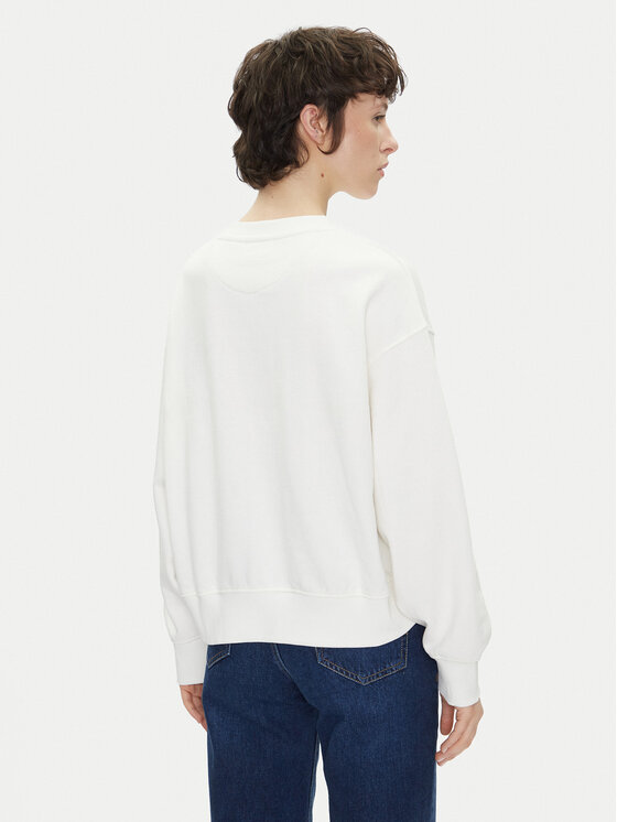 Pepe Jeans Pepe Jeans Pulóver Venus PL581487 Ekru Loose Fit