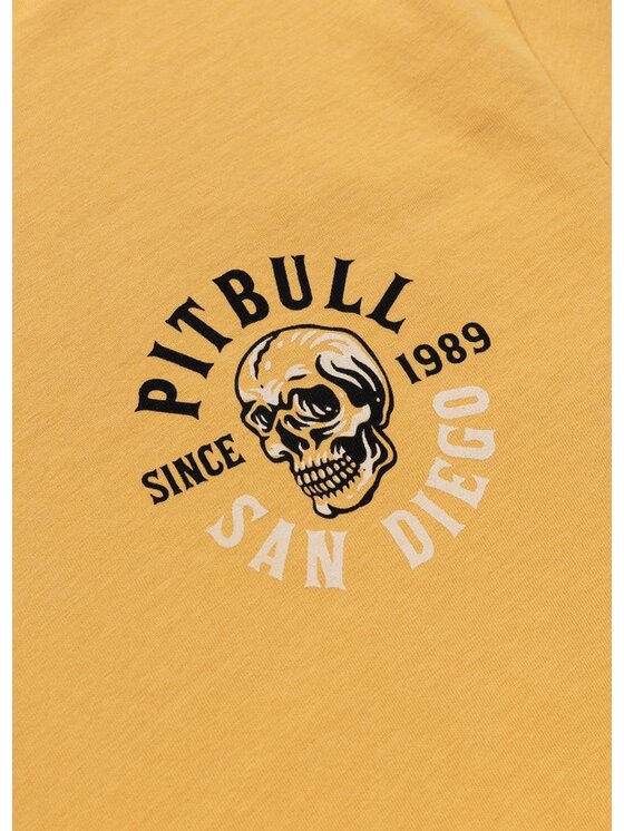 PITBULL PITBULL T-Shirt AUTOMATIC Żółty Regular Fit