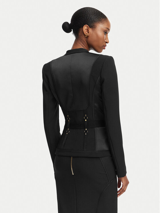 Elisabetta Franchi Elisabetta Franchi Сако GI-233-62E2-V840 Черен Slim Fit