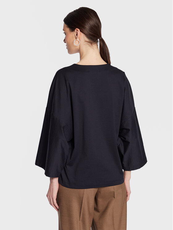 Fabiana Filippi Fabiana Filippi Blūze JED273W136 Tumši zils Relaxed Fit