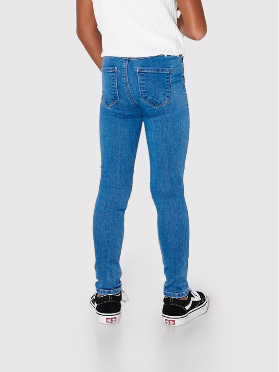 Kids ONLY Kids ONLY Jeans hlače Rain 15234586 Modra Skinny Fit