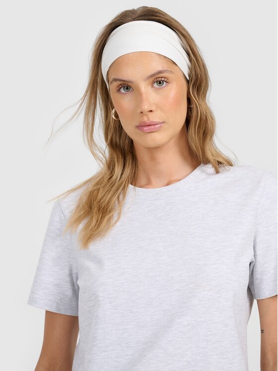 4F 4F T-Shirt NOS Ανοιχτό γκρι Regular Fit