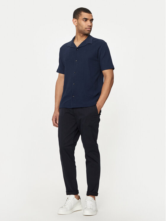 BOSS Boss Риза Powell 129 50513055 Тъмносин Regular Fit
