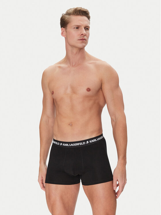 KARL LAGERFELD KARL LAGERFELD Set od 5 pari bokserica A1M47082 Crna