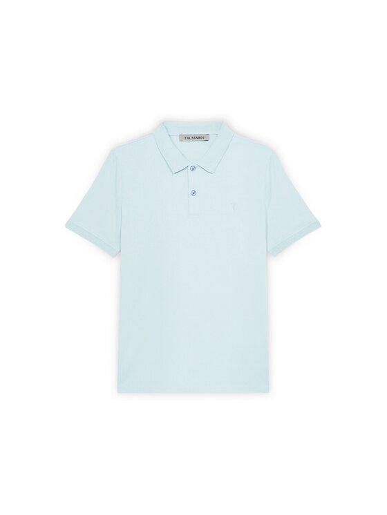 Trussardi Trussardi T-Shirt G5008000124N004 Turkusowy Regular Fit