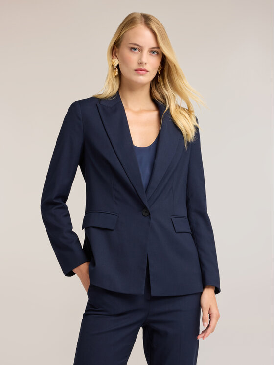 Motivi Motivi Giacca da abito Q114Q001152N034 Blu Regular Fit