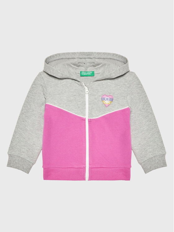United Colors Of Benetton United Colors Of Benetton Majica dugih rukava 3GNSG501M Siva Regular Fit