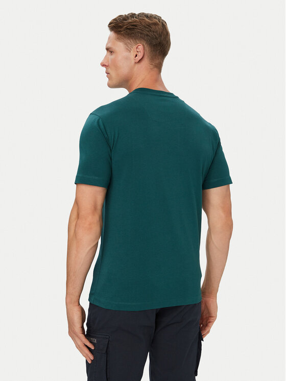 Aeronautica Militare Aeronautica Militare Majica 262TS1580UJ00372 Temno zelena Regular Fit