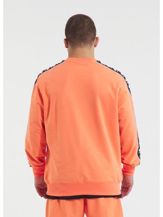 PITBULL PITBULL Bluza TAPE NUGGET Pomarańczowy Regular Fit