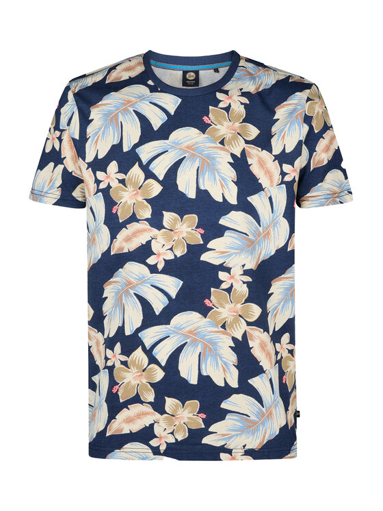 Petrol Industries Petrol Industries T-Shirt M-1050-TSR655 Σκούρο μπλε Regular Fit