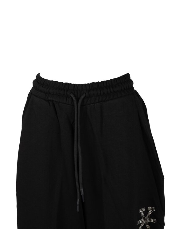 John Richmond John Richmond Παντελόνι υφασμάτινο UWA24009PA Μαύρο Oversize