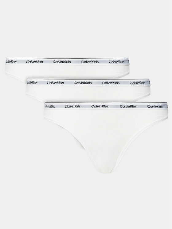 Calvin Klein Underwear Calvin Klein Underwear 3 db klasszikus alsó 000QD5207E Fehér