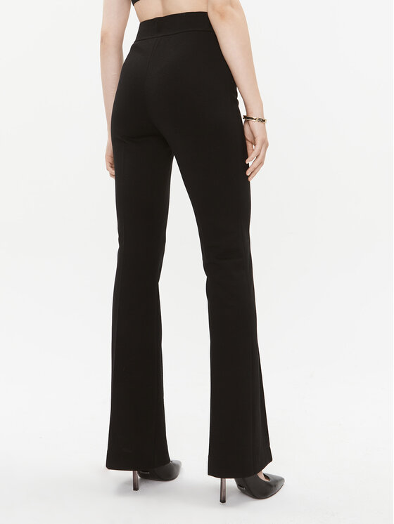 Luisa Spagnoli Luisa Spagnoli Текстилни панталони Modit 540391 Черен Regular Fit